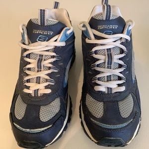 Size 7.5 Women’s Skechers blue and grey